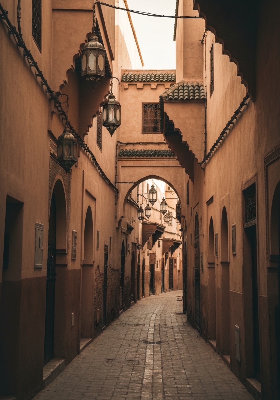 Ruelle de la médina marocaine